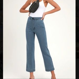 Rolla’s slim sailor light blue Jean